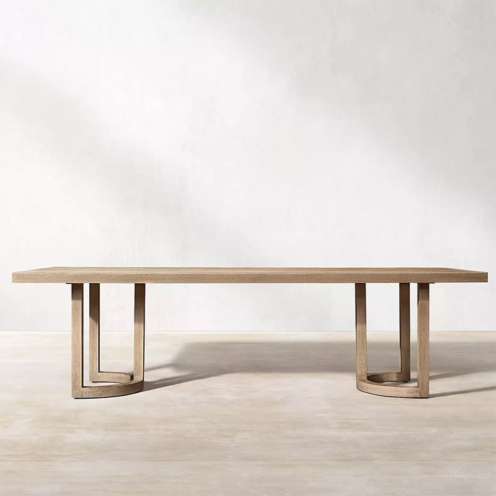 戶外桌椅庭院防腐柚木休閒組合別墅室外露天防水防曬實木花園家具