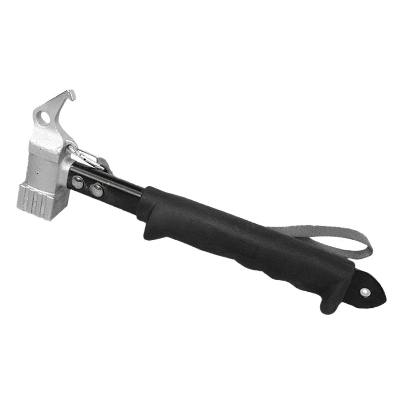 Multifuncional flexible mango de plástico martillo de hierro camping tienda dosel viento campamento de uñas martillo tirador de uñas al aire libre camping martillo