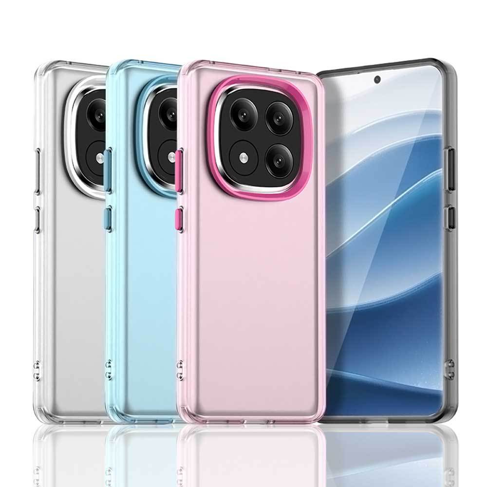Aplicable para el arroz rojo Note15Pro + caramelo piel esmerilado caso de teléfono móvil A5 bolsa de aire a prueba de caída K80Pro funda