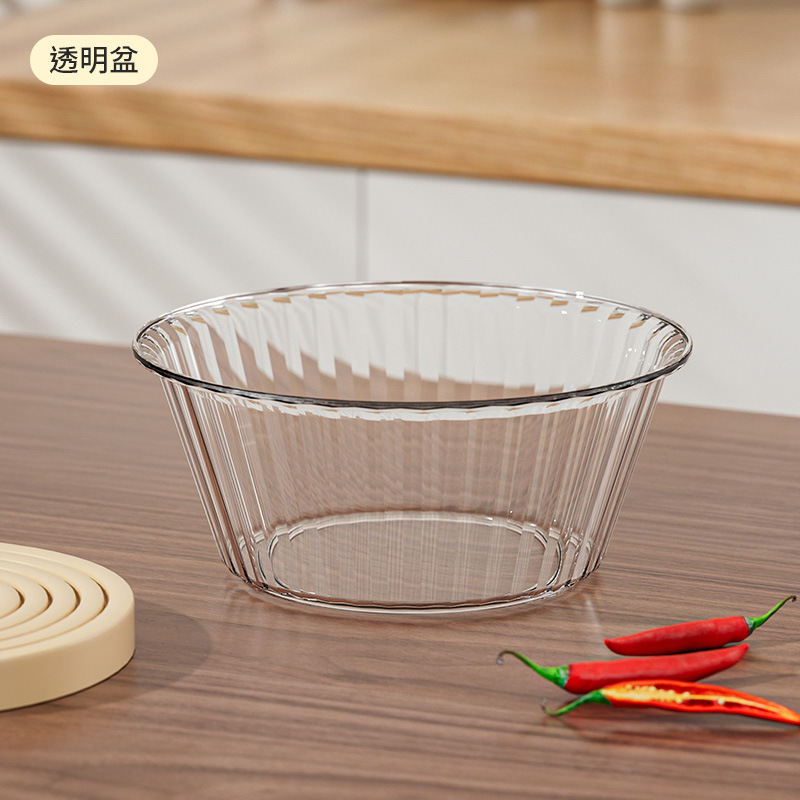 17cm 스몰 사이즈 투명 분지