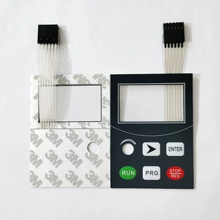 调速器按键面贴定做  PVC薄膜开关 变频器按键薄膜开关