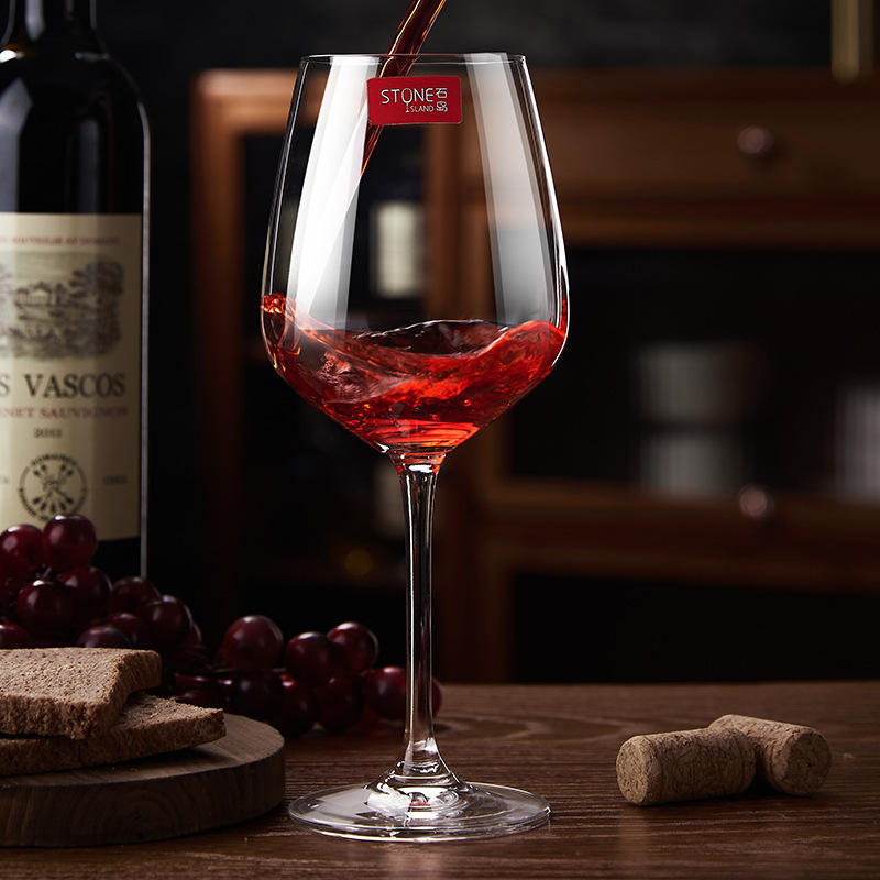 Marca Shidao Copa de vino tinto de vidrio de cristal para el hogar Copa de vino Copa de vino Copa de vino Marca de primera clase Logotipo impreso