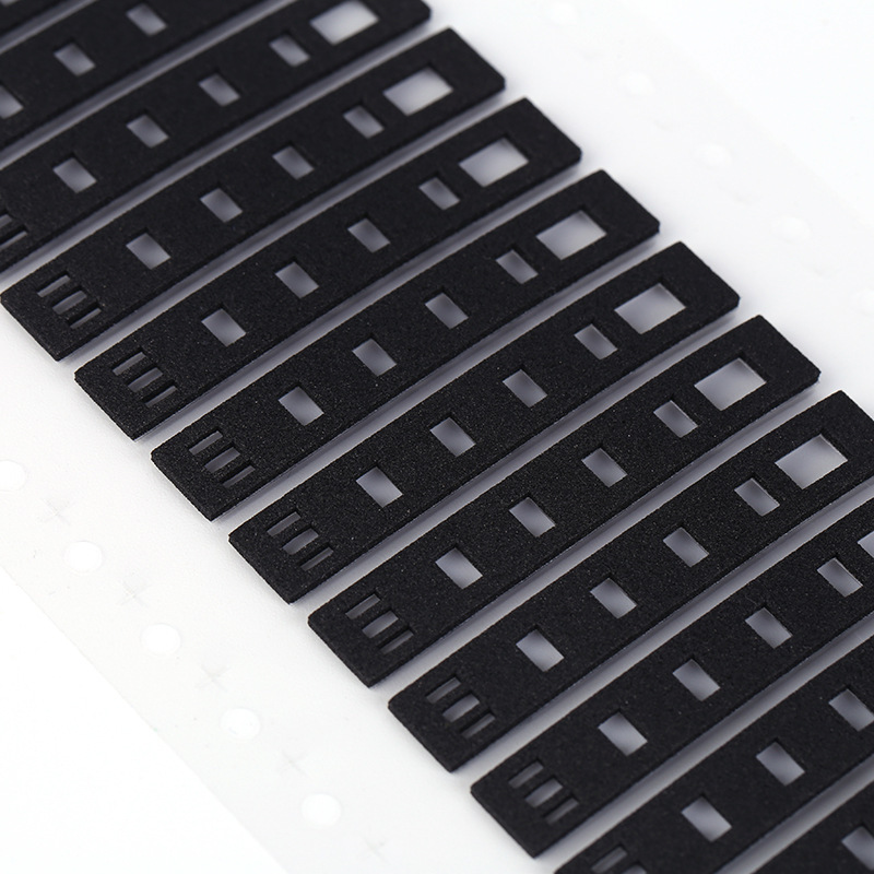 厂家模切遮光eva遮光泡棉 背胶自粘EVA泡棉胶垫 防滑减震EVA胶垫