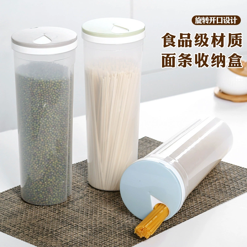 Кухонный ящик для хранения лапши Зерновой пластиковый ящик для хранения ведра для лапши Бытовая банка для хранения продуктов большой емкости