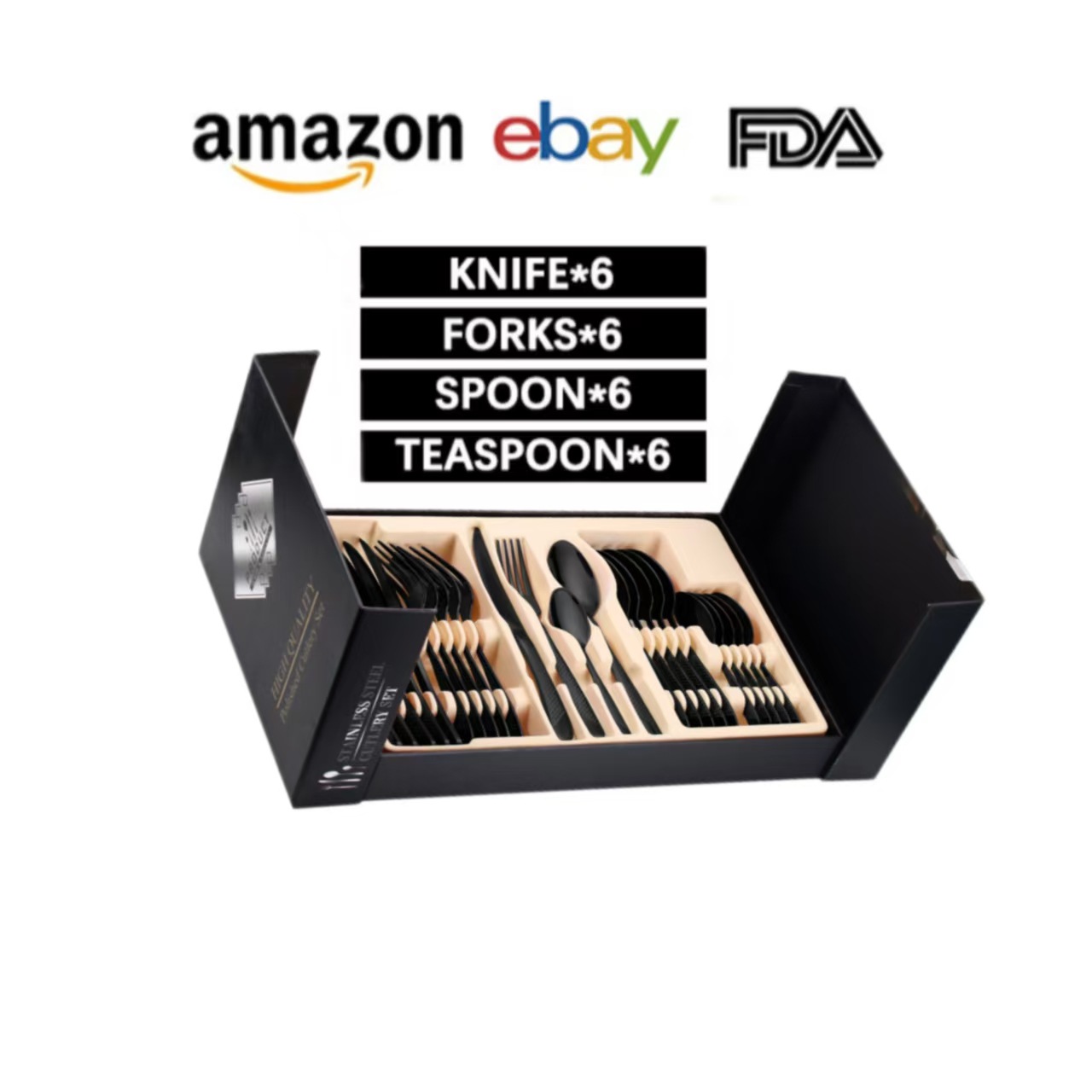 D타입 24점 세트 스타 다이아몬드 블랙(인터넷 연예인 폴리오 박스)