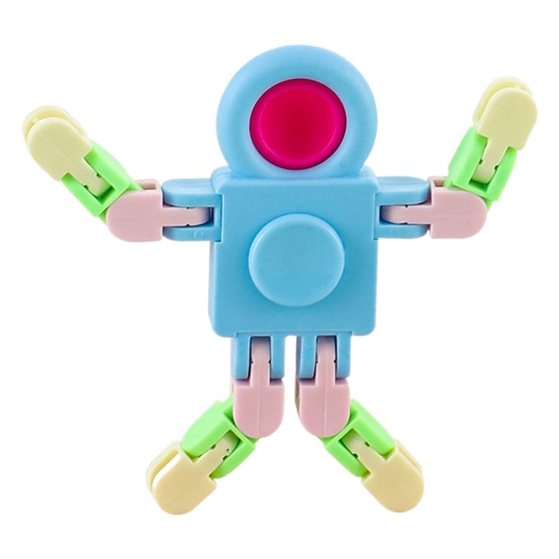 Трансграничная для взрослых и детей, чтобы нажимать четырехсекционная цепь гироскопа, интеллектуальная машина, вращающаяся цепь, DIY цепочка, игрушка