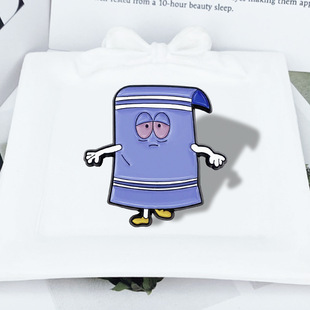 Cross-border Cartoon Animation Brooch Red-eyed Paper Fairy Tale Peripheral Badge Clothes Bag Metal Accessories Accessories
