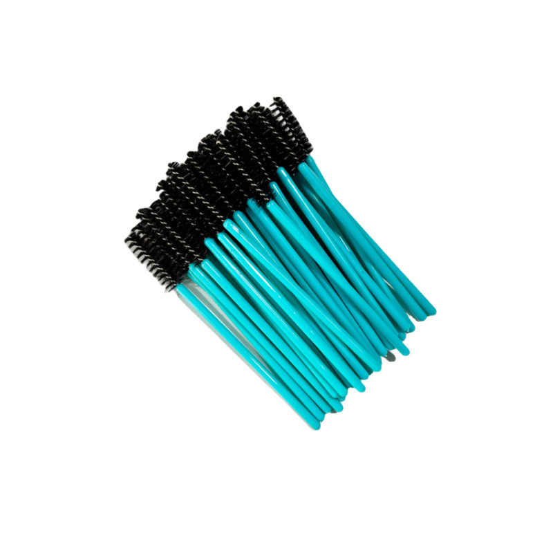 Wholesale 50 Grafting Eyelash Tool Blue Rod Eyelash Brush Nylon Eyelash Brush
