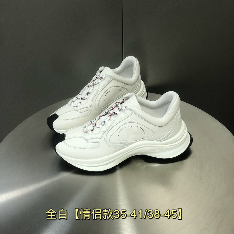 GG家Runスポーツシューズ女性ランニングシューズ2024年モデル軽量厚い底カジュアルお父さん靴男性カップルモデル女性靴|undefined