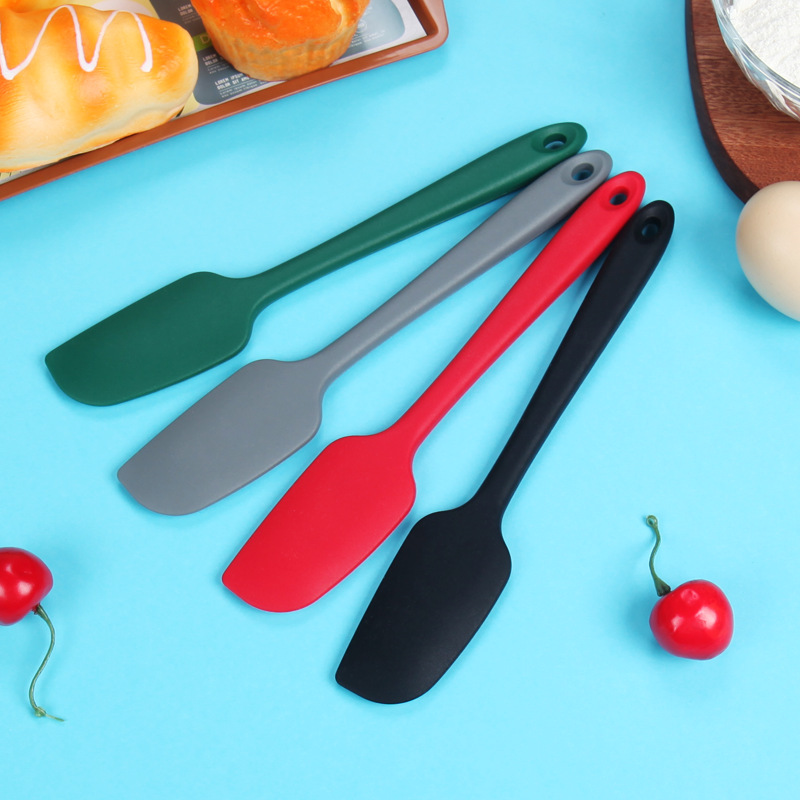 New Silicone Scraper Combo Baking Spatula Small Jam Spreader Heat-resistant Stirring Knife Baking Tool