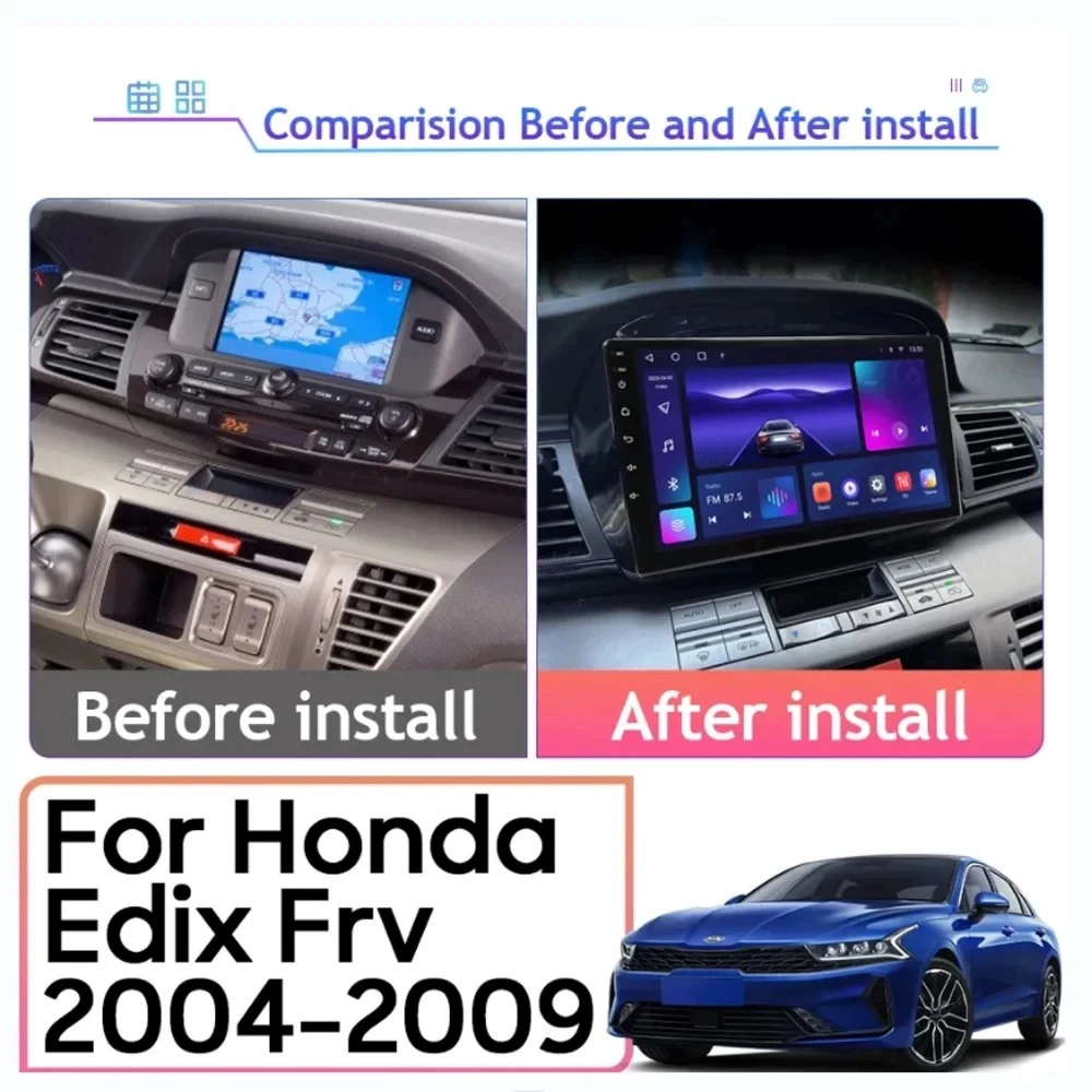 Android Auto DVD для Honda FRV FR-V EDIX 2004 2005 2006 2007 2008 2