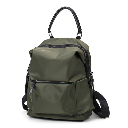 Women's 24 New Style Large Capacity Nylon Bag Fashion Korean Version Dual Shoulder Bag Student School Bag Women's Backpack