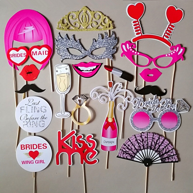 Accesorios de fotos para fiestas de solteros, bodas, gafas extrañas, barbas de papel, suministros de fiesta de cumpleaños.
