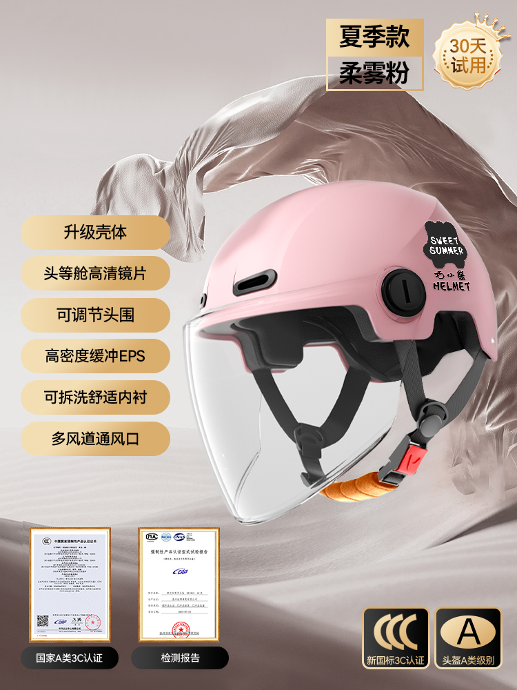 Women's Summer UV: Motuoche Auto Parts and Accessories - new-national-standard-a-class-3c-soft-mist-pink-hd-long-lens