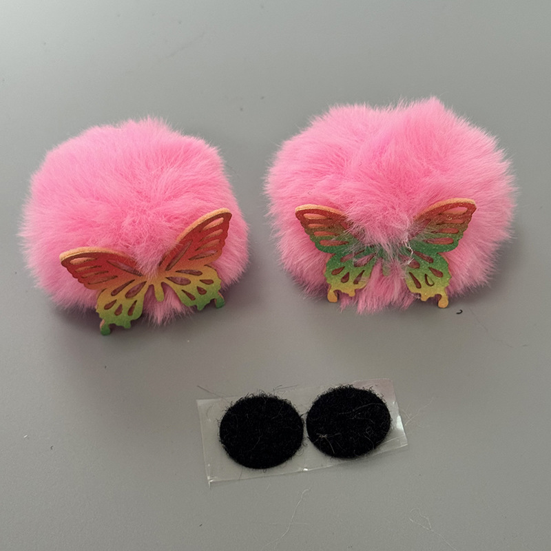Motuoche Motorcycle Helmet Decoration Bow Streamer Bun Children Helmet Accessories (Auto Parts and Accessories) - bun-bow-peach-pink