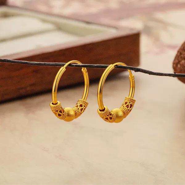 Ruyi Fortune Bead Earrings 2026 New Fashion Pattern Design Niche Light Luxury Versatile High-End Earrings