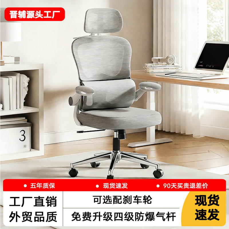 Computer Chair Ergonomic Mesh Chair Dormitory Adjustable Study Chair Waist Support Home Office Chair 6D Waist Support