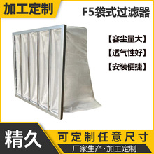 F5空气过滤器无纺布空调除尘净化设备袋式过滤器工业F5初效过滤器