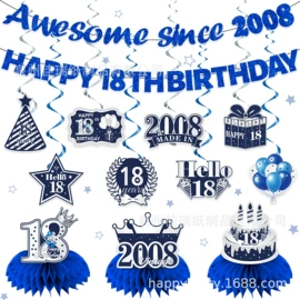 场地布置道具;吊旗/三角旗