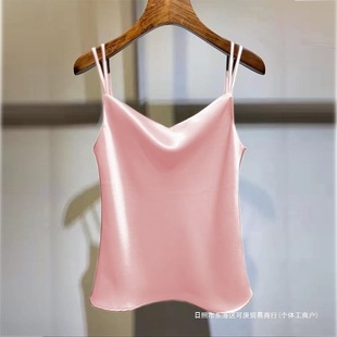 Wedding Inner Wear Bridal Camisole Women's Thin Bottoming Inner Wear Outer Wear Sleeveless Loose Large Size Elegant Age-Reducing Product
