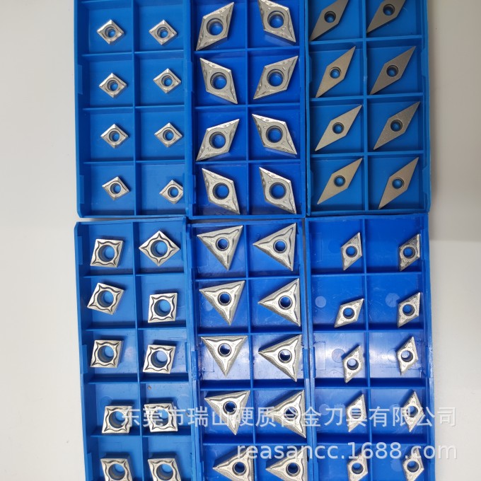 瑞山车削走心机刀片 H10F硬质合金钨钢刀粒 抗磨硬质合金刀片