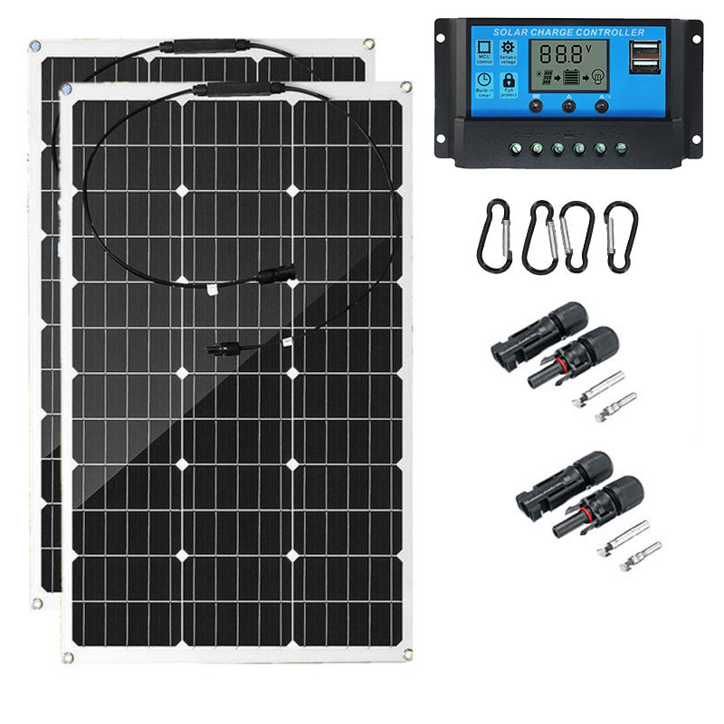 Transfronterizo único 80W18V panel solar fotovoltaico al aire libre techo de barco generación de energía fuera de la red