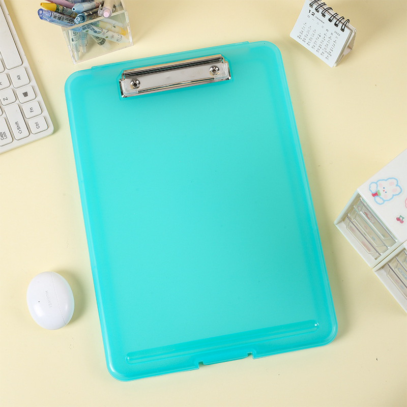 Nuevo Multi-propósito archivo A4 fuerte archivo tablero clip multifuncional libro de escritura pad archivo clip escritura archivo caja