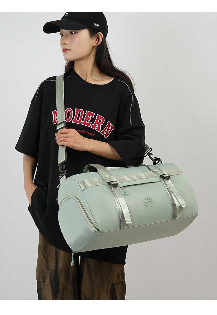 Großvolumige Reisetasche Damen Handtasche Fitnesstasche Herren Trocken-Nass-Trennung Sporttasche Reisetasche tragbar Kurztrip Geschäftsreise Tourismus