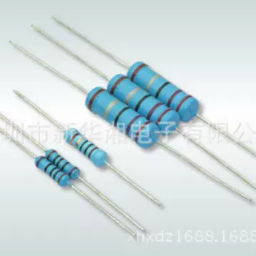 专业生产金属膜电阻器1/8W1/4W1/2W1W2W3W5W1%精密铜脚高品电阻