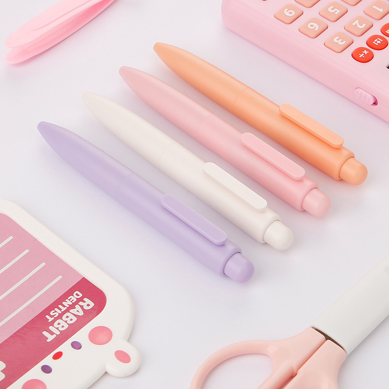 Miniかわいい多色学生ポケット筆マカロン携帯太ったペン速乾中性ペン水芯プレゼント|undefined