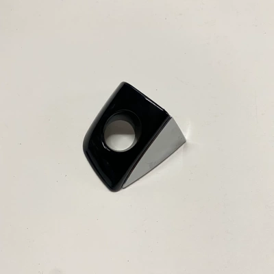 Suitable for Audi A6LC7 door handle cover, exterior door handle cover, decorative cover 4H1837879 (Armrest, handle, handle) - front-left-semi-plated-black-4h1837879b