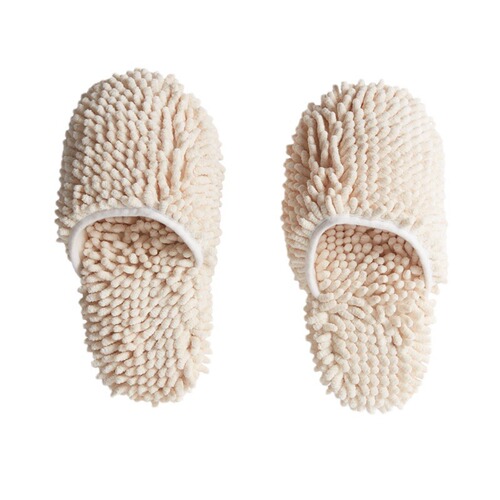 Chenille mopping lazy slippers home wholesale water-absorbent anti-slip sweeping slippers home floor cleaning rags