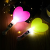 Cute flashing light stick heart shaped, props, wholesale