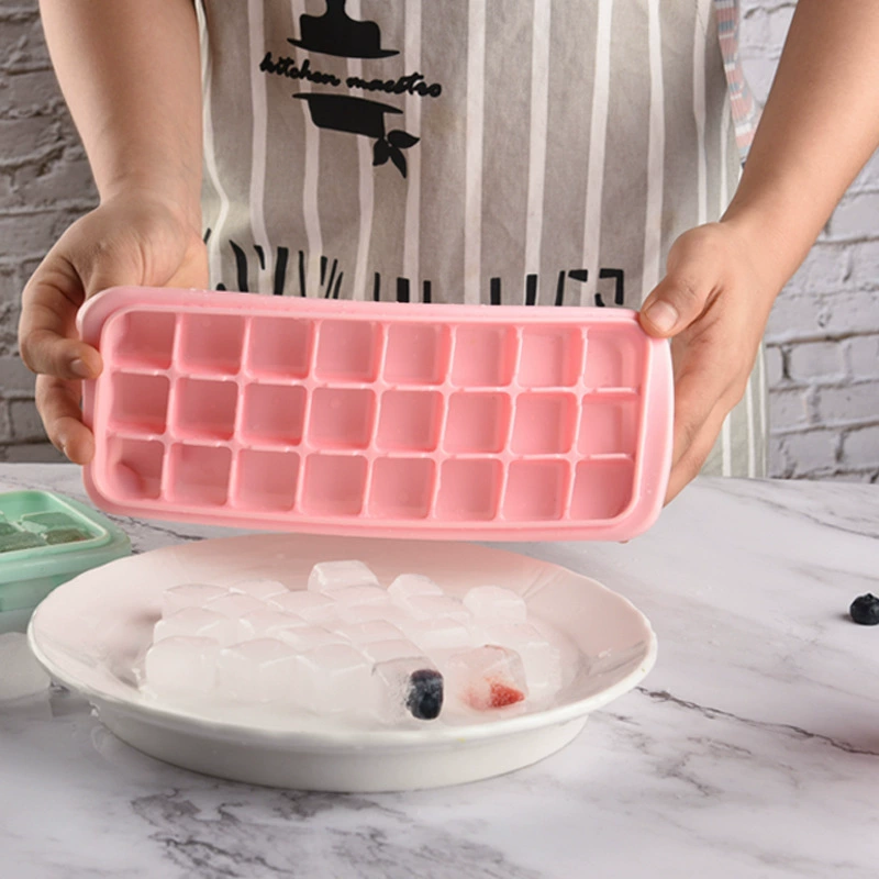 Creative ice cubes, square silicone mold, 24 cells