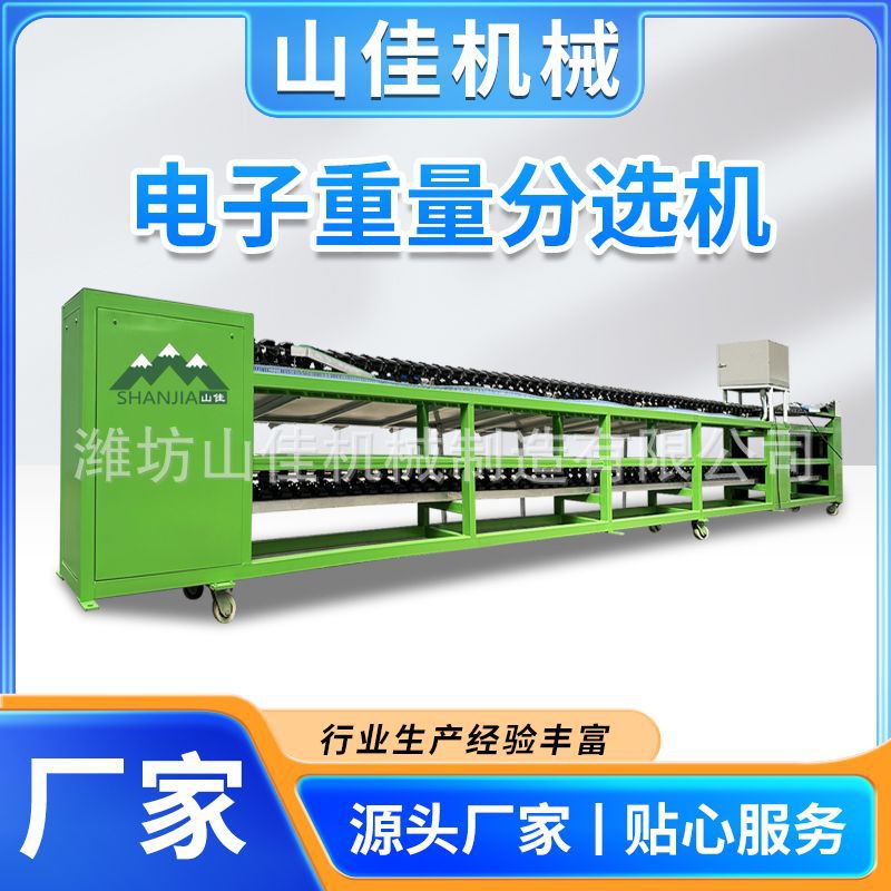 沙果海棠果称重分拣机 恐龙蛋克重分级机 全自动智能重量分果秤