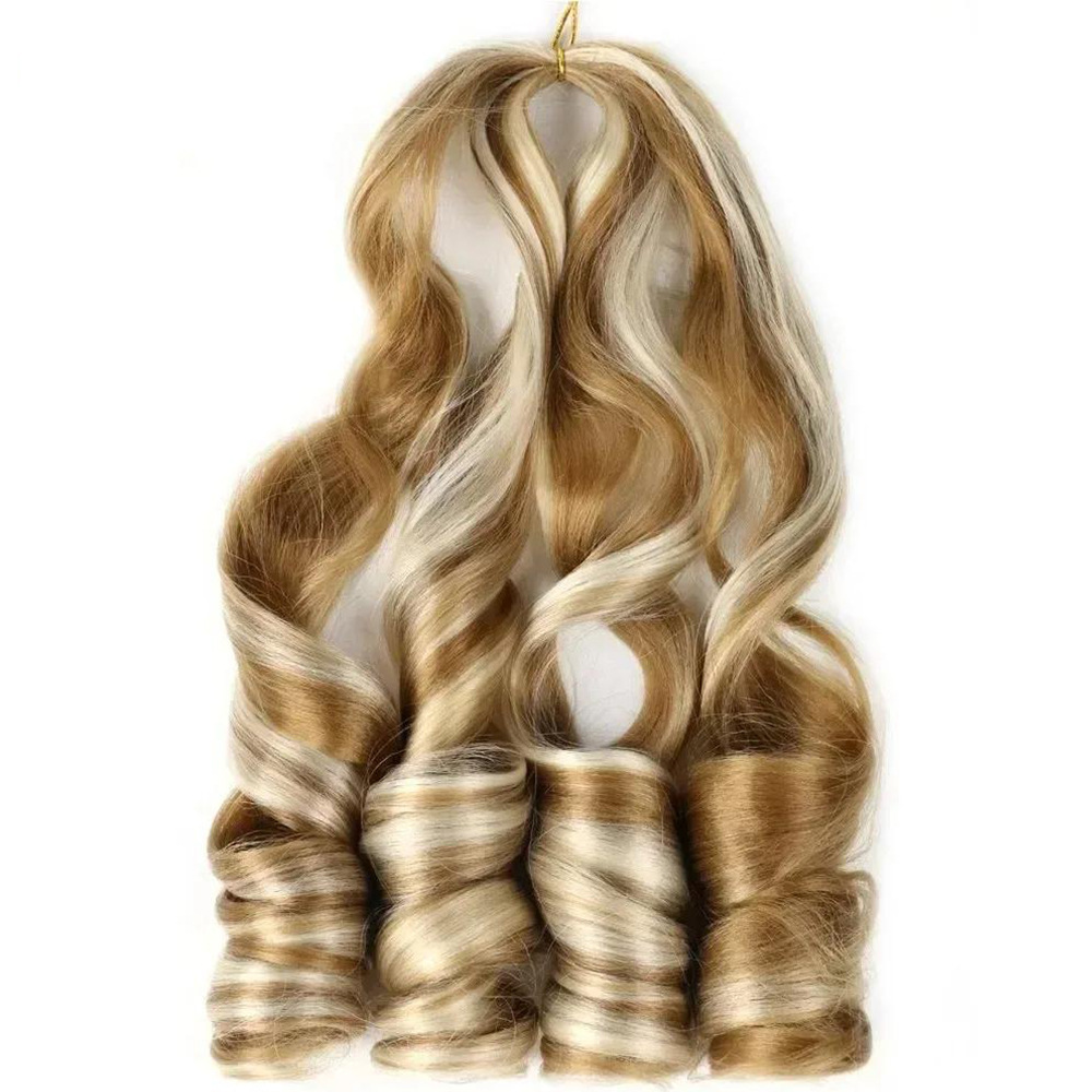 Peruca de comercio exterior extensión de cabello de mujer rollo suelto de cola de caballo africano sucio de cabello de aguja de cabello francés natural rollo de cabello trenzado