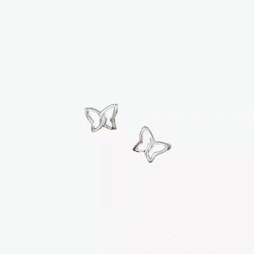 s925 silver needle earrings for women summer niche temperament butterfly cold style  new trendy sweet earrings earrings