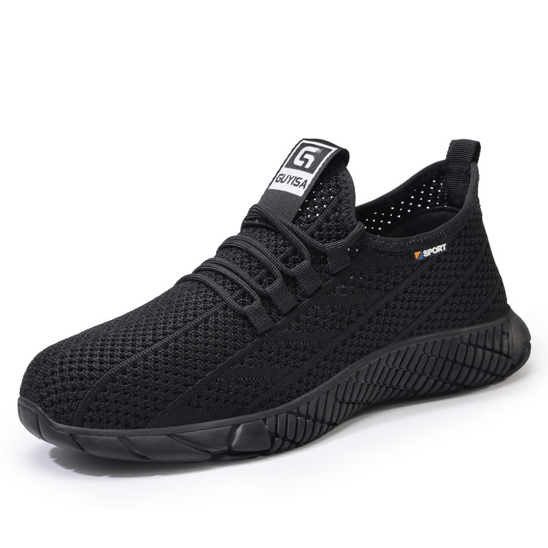 Zapatos de Seguridad Anti-impacto y Anti-perforación de Tejido Volador Transpirables para Trabajo image 15