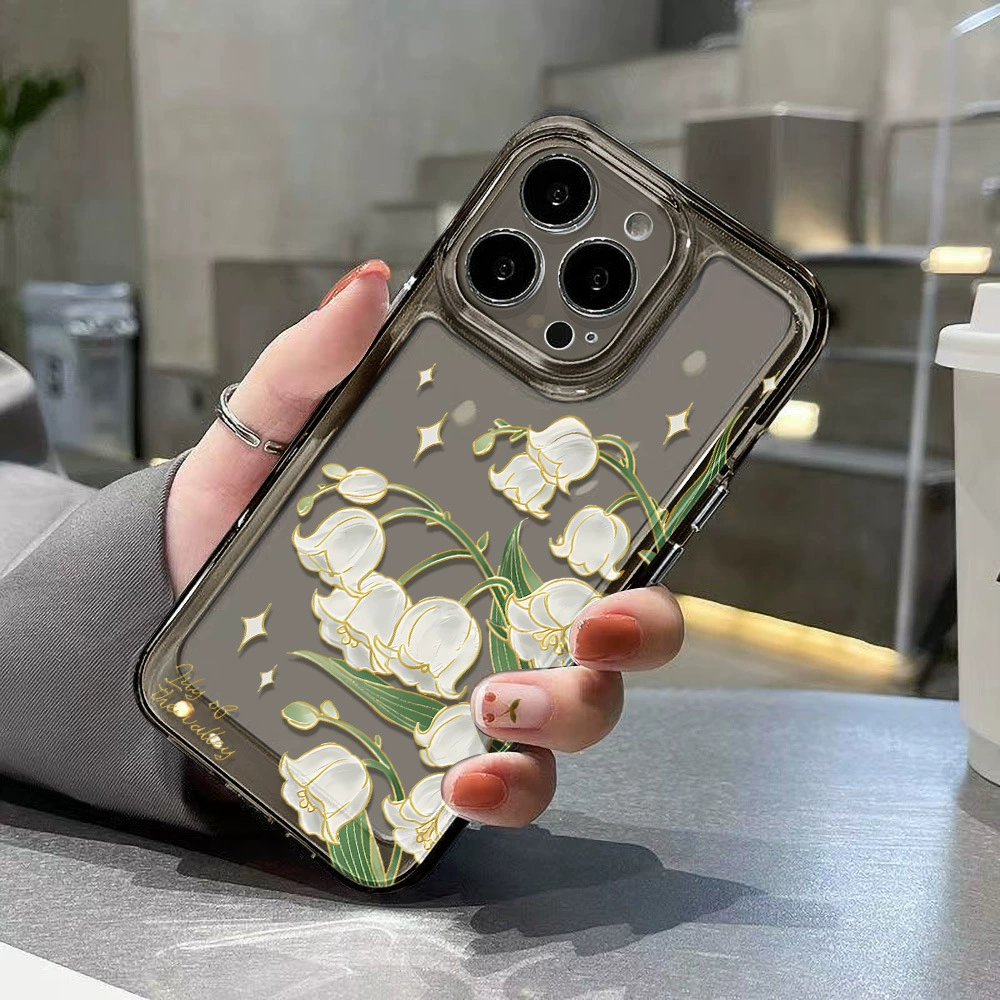 Apple, совместимый чехол для телефона, iPhone 14/15, орхидея, iPhone