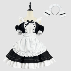 23年新品メイド服可爱い二次元ロリータワンピース猫のメイド制服レストランメイドセット
