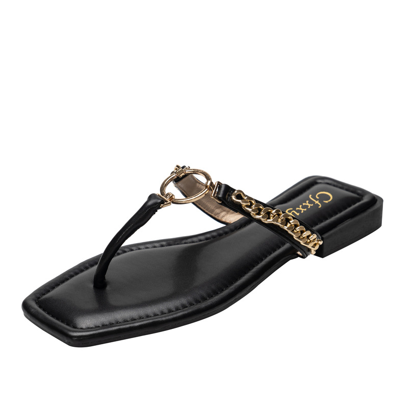 Cfxxy Cross Border Slides Outer Wear Fashion Flip Flops Fip Foreign Trade Sandals Women S Shoes Flat_voghion.com