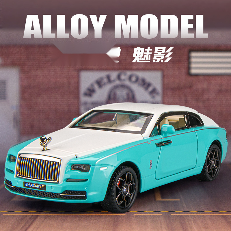 Boxed Jiaye 1:32 Rolls-Royce Phantom Alloy Luxury Car Model Pull-Back Sound and Light Toy Car Dropshipping