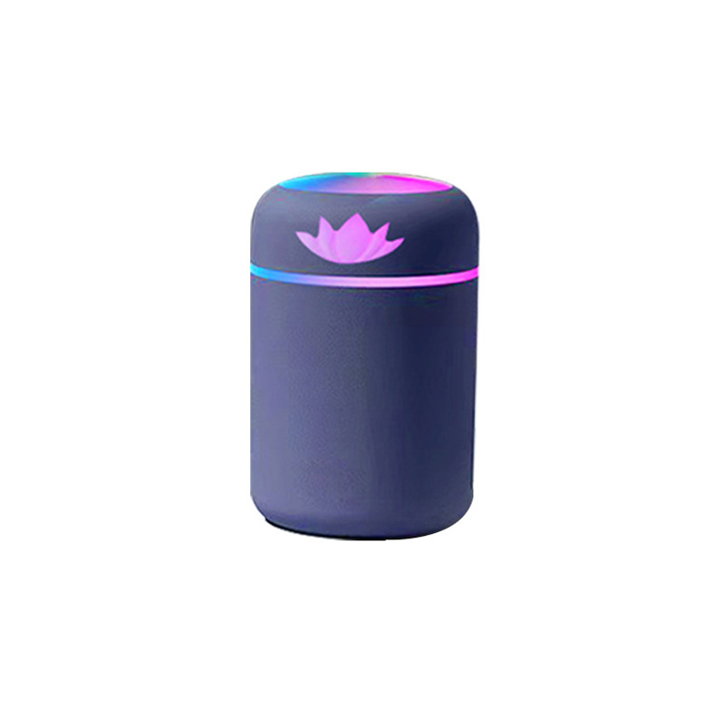 Mini diffuseur d'arômes et humidificateur – Diffuseur d'huiles essentielles ultrasonique alimenté par USB avec arrêt automatique, fonctionnement silencieux pour la maison et la voiture, blanc/gris_voghion.com