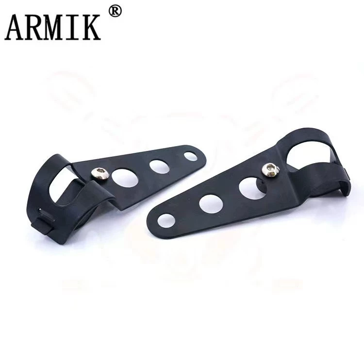 Аксессуары для мотоциклов Мотоцикл модифицированная передняя фара кронштейн из алюминиевого сплава кронштейн для фар