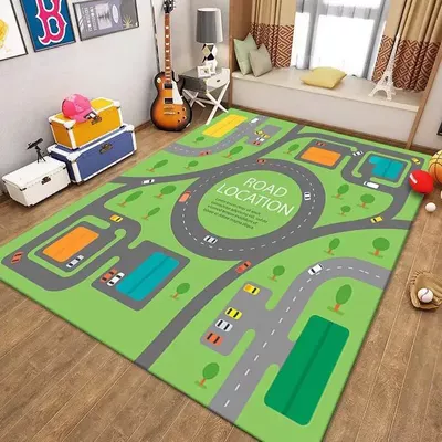 Floor Mat, Avtomobil döşəmə paspasları - light-blue-27-80x-120cm