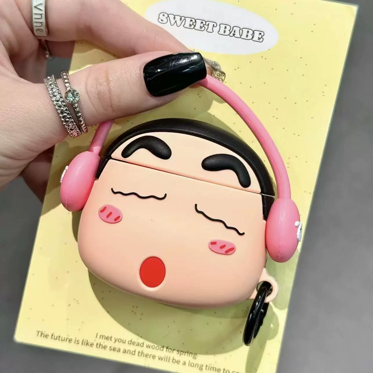 Apple, cartoon headphones, compatible cute wireless protective case, bluetooth, pro3