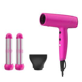 爆款跨境高速电吹风机温柔小花筒吹风机负离子恒温护发亚马逊厂家