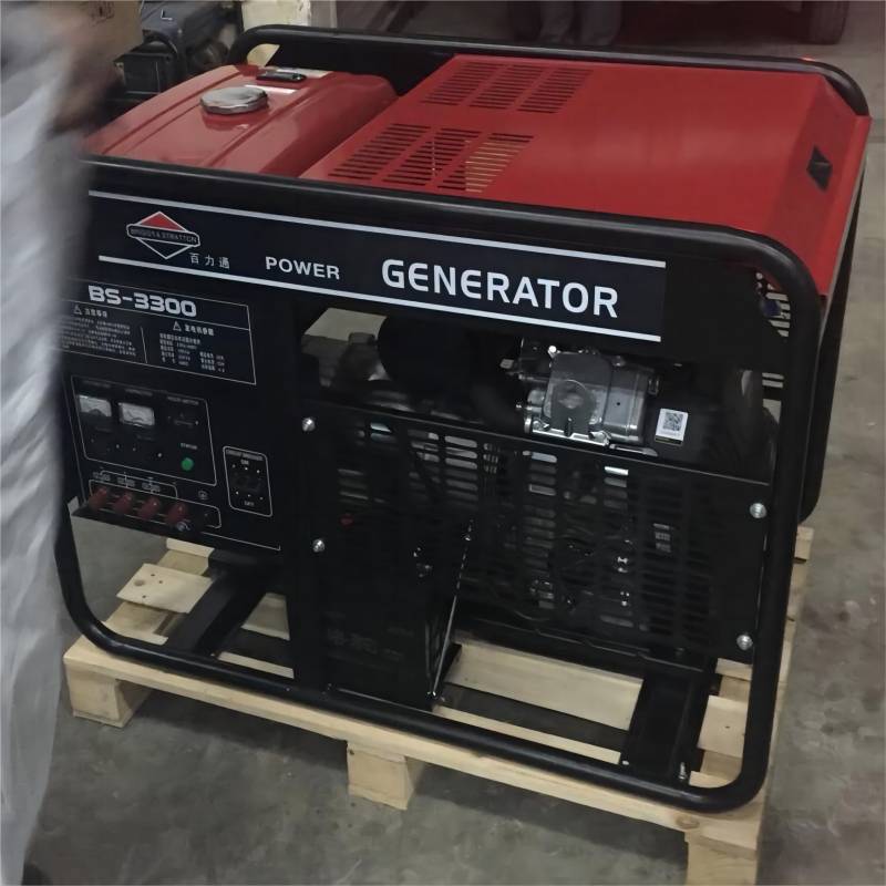 15KW百力通品牌三相应急户外电启动汽油发电机组BS-3300