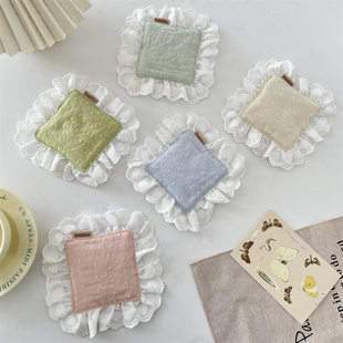 55143 Cute lace napkin placemat coaster multipurpose restaurant coffee cup western food anti-sol
