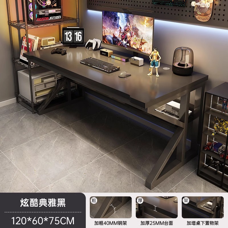 Mesa de computadora de escritorio mesa y silla de deportes electrónicos dormitorio simple escritorio pequeño escritorio escritorio escritorio escritorio de estudio